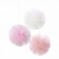POM POMS DE TUL 3 uds.